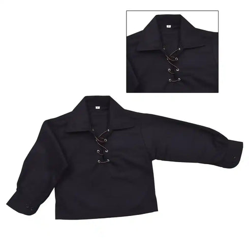 CHILDREN'S DELUXE GHILLIE SHIRT Kids Boys GHILLIE SHIRT - BLACK