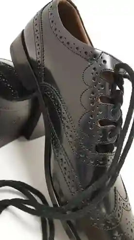 Scottish Ghillie Brogues Kilt Leather Shoes With Leather Sole UK Size 5 -12