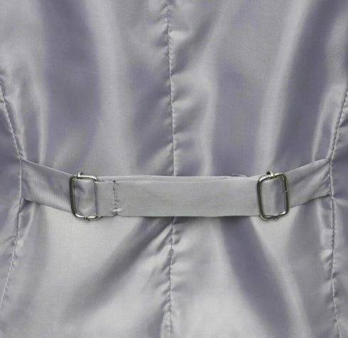 Light Grey Argyle Kilt Jacket and Waistcoat