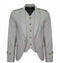 Light Grey Argyle Kilt Jacket and Waistcoat