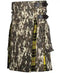 Military Grade Digital Camo Hybrid Kilt - Macleod of Lewis Tartan Under Pleats