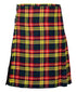 Buchanan Tartan Scottish Men's Traditional 5 Yard Highland Tartan Kilt Custom Length