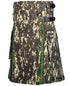 Military Grade Digital Camo Hybrid Kilt - Irish Tartan Under Pleats