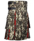 Military Grade Digital Camo Hybrid Kilt - Royal Stewart Tartan Under Pleats
