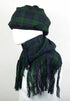 Tam o' Shanter Flat Bonnet KILT Hat & Scarf