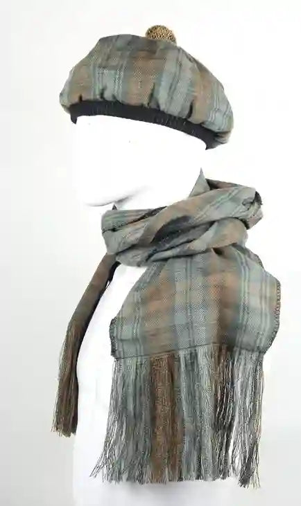 Tam o' Shanter Flat Bonnet KILT Hat & Scarf