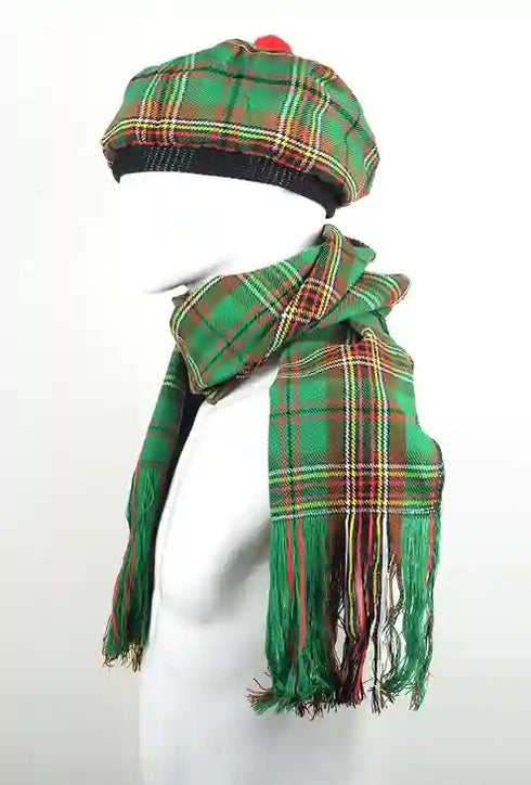 Tam o' Shanter Flat Bonnet KILT Hat & Scarf