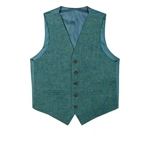 Green Tweed Argyll Kilt Vest