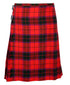 Rose Tartan Scottish Men's Traditional 5 Yard Highland Tartan Kilt Custom Length