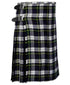 Dress Gordon Tartan Scottish Men's Traditional 5 Yard Highland Tartan Kilt Custom Length
