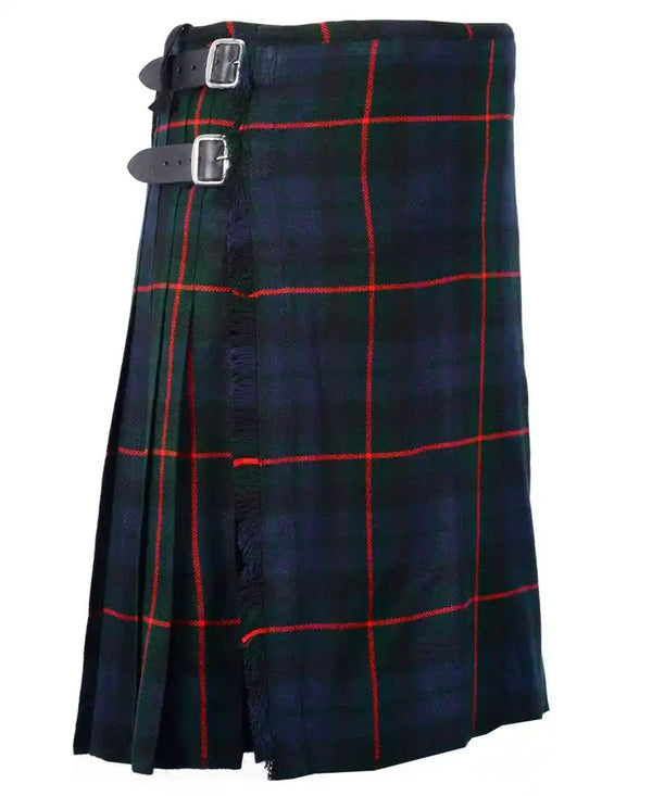 Gunn Tartan Kilt || 8 Yard Handmade 16oz Traditional Heavy Weight Kilt - Custom Made