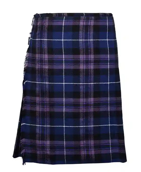 Pride of Scotland Scottish Men's Traditional 5 Yard Highland Tartan Kilt Custom Length