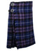 Pride of Scotland Scottish Men's Traditional 5 Yard Highland Tartan Kilt Custom Length