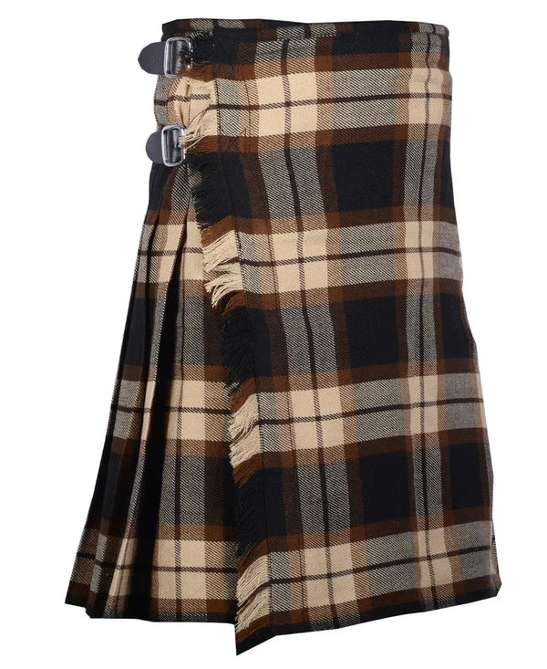 Rose Ancient Tartan Kilt || 8 Yard Handmade 16oz Traditional Heavy Weight Kilt - Custom Made