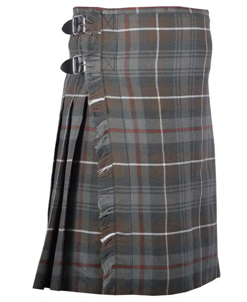 Mackenzie Weathered Tartan Kilt || 8 Yard Handmade 16oz Traditional Heavy Weight Kilt - Custom Made