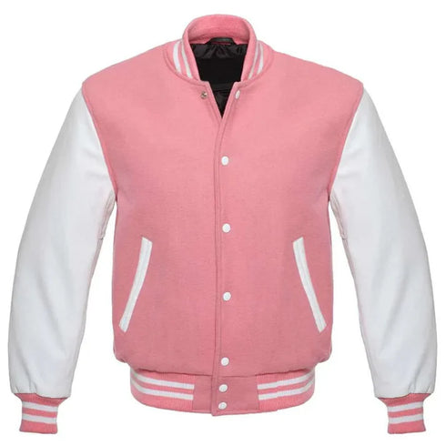 Pink Varsity Jacket