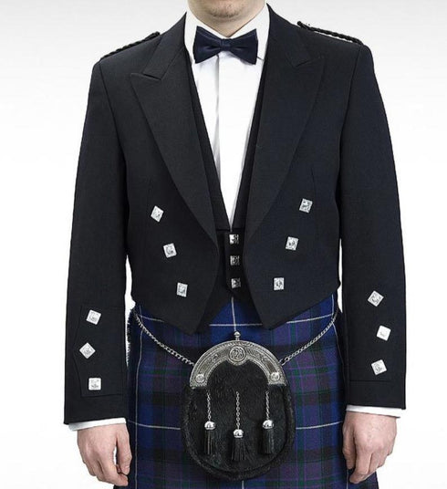Black Prince Charlie Jacket and Vest