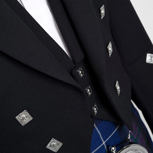 Black Prince Charlie Jacket and Vest