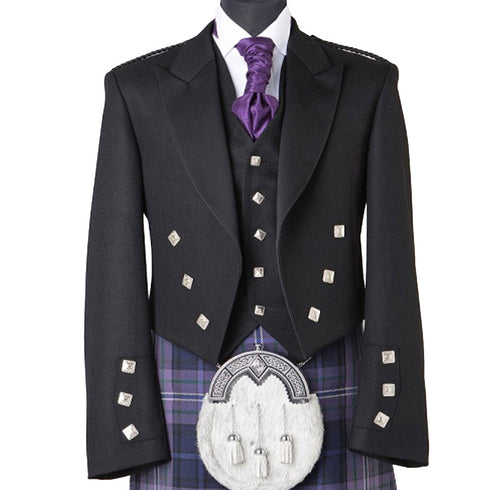 Premium Prince Charlie jacket with Five Button Vest