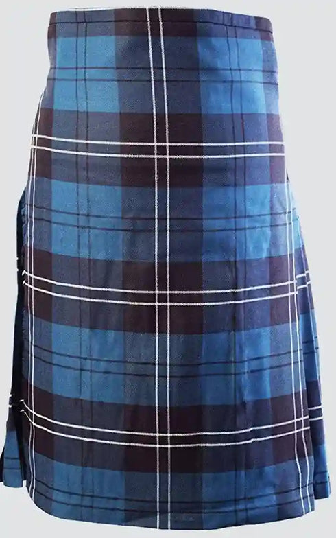 Ramsey Blue Tartan Kilt || 8 Yard Handmade 16oz Traditional Heavy Weight Kilt - Custom Made