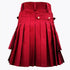 Red Modern Utility Kilt