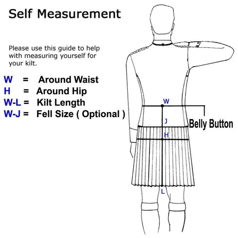 Kilt Size Measurement