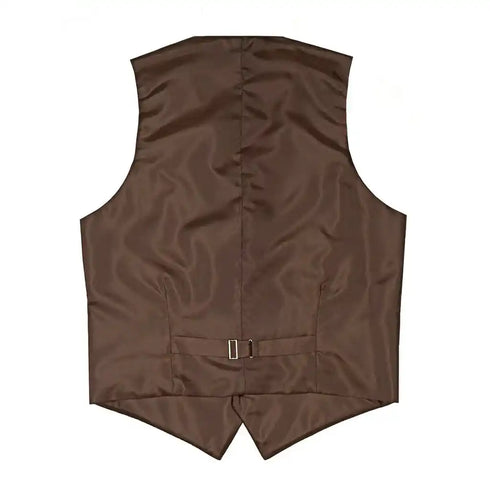 Brown Tweed Argyle Kilt Vest