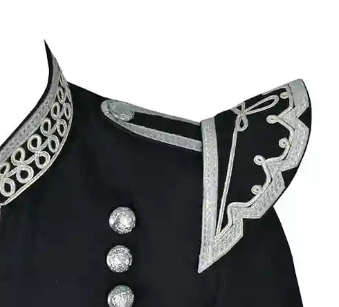 Black Guards Drummer Doublet Tunic Jacket