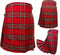 Scottish Men's 5 Yard Royal Stewart Highland Scottish kilt
