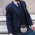Navy Blue Tweed Kilt Jacket and Waistcoat