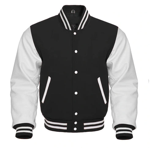 Black Varsity Jacket Mens
