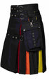 Men's and Women Scottish Rainbow Hybrid Utility Kilt LGBT Pride Kilt Fast Shipping