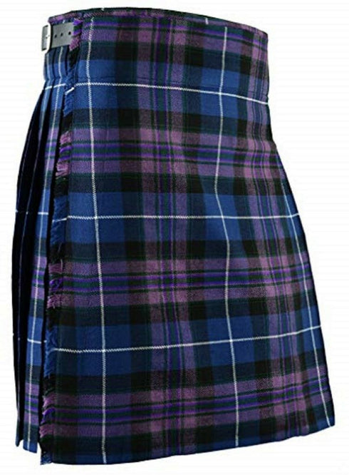 Men's Scottish 5 Yard 13 OZ Tartan Kilt In 5 Various Color Men's Part Wear Kilt - Kilt Box Shop