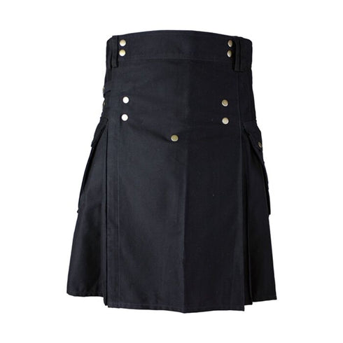 Black Kiltman Utility Kilt