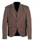 Light Maroon Tweed Argyle Kilt Jacket