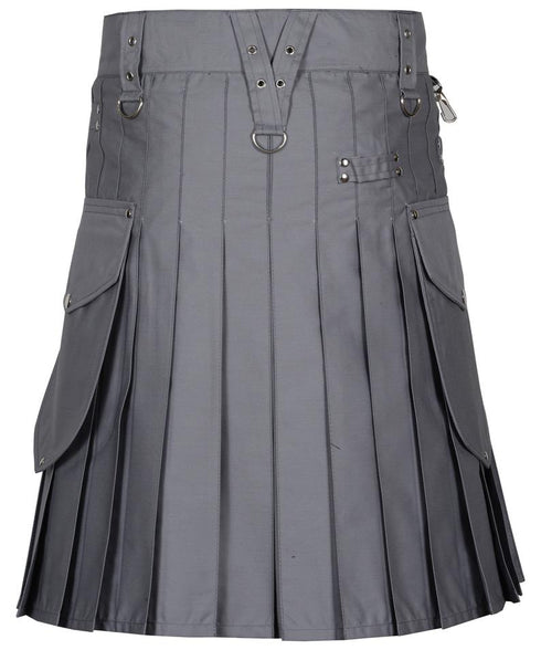 Modern Utility Kilt with Cargo Pockets