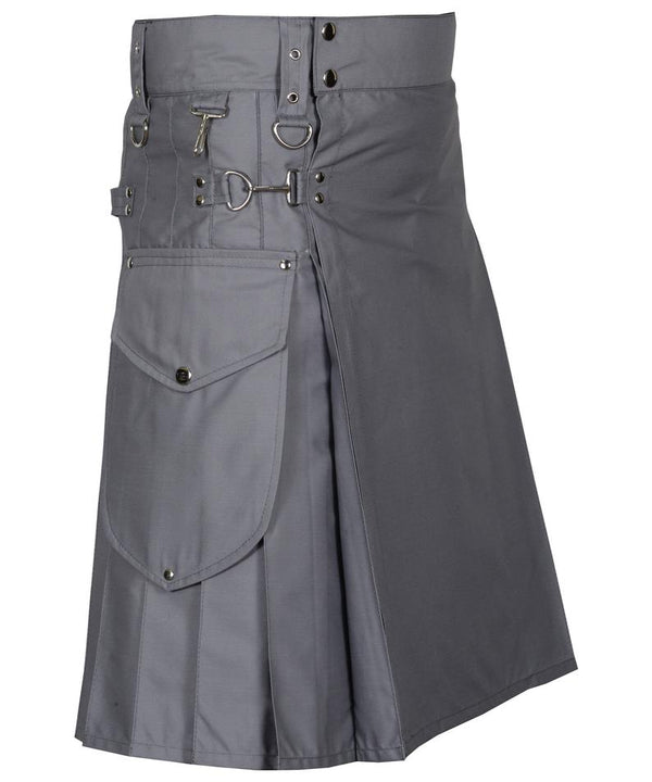 Modern Utility Kilt with Cargo Pockets