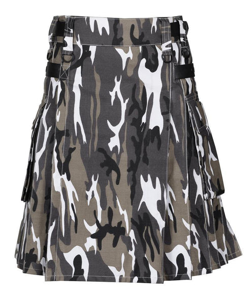 Urban Camo Utility Tactical Duty Kilt - Kilt Box Shop