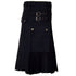 Mens Black Utility Kilt