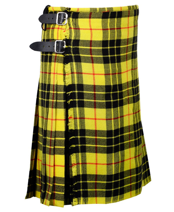 Macleod of Lewis Scottish Men's Traditional 5 Yard Highland Tartan Kilt Custom Length