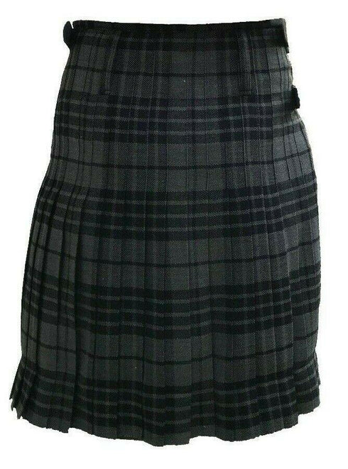Scottish Traditional Highland 8 Yard Grey Watch Tartan Kilt Tartan Handmade 16oz Traditional - Kilt Box Shop