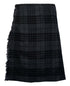 Scottish Traditional Highland 8 Yard Grey Watch Tartan Kilt Tartan Handmade 16oz Traditional - Kilt Box Shop