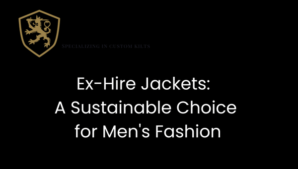 Ex-Hire Jackets: A Sustainable Choice for Men's Fashion