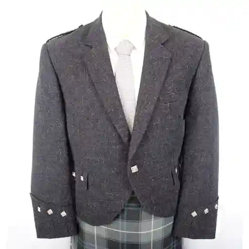 Argyll Tweed Jacket and Vest - Grey Arrochar