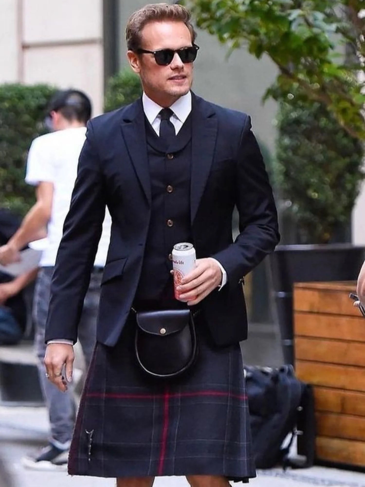 casual kilt dress Men's Casual Tartan Kilt, woven in Scotland