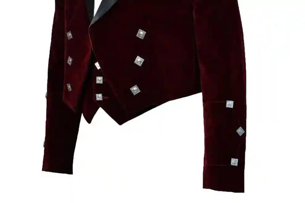 Prince Charlie Jacket & Waistcoat Men Scottish Jacket