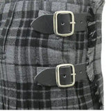 Grey Watch Tartan Kilt || 8 Yard Handmade 16oz Traditional Heavy Weight Kilt - Custom Made