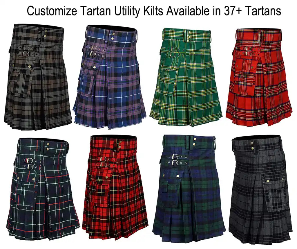 Highland Tartan Utility Kilts For Men Heavy Tartan Kilt – Kilt Box