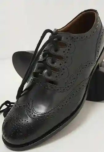 Scottish Ghillie Brogues Kilt Leather Shoes With Leather Sole UK Size 5 -12