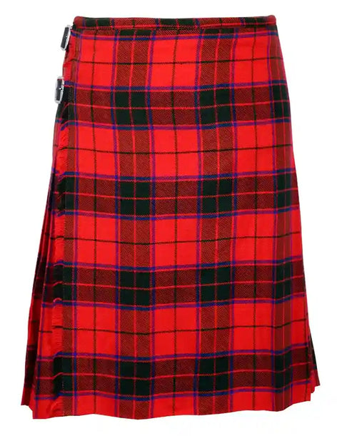 Rose Tartan Scottish Men's Traditional 5 Yard Highland Tartan Kilt Custom Length